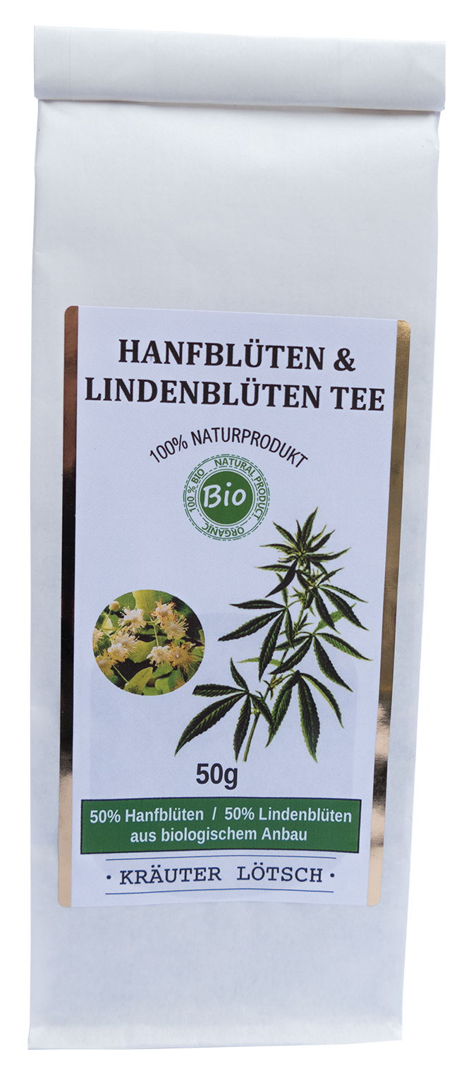 Hanfblüten & Lindenblüten Tee - CBD Cannabis Hanftheke Winterthur Zürich Schweiz