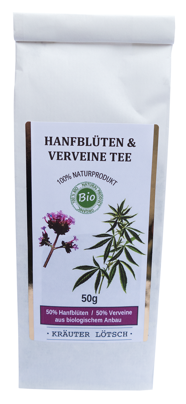 Hanfblüten & Verveine Tee - CBD Cannabis Hanftheke Winterthur Zürich Schweiz