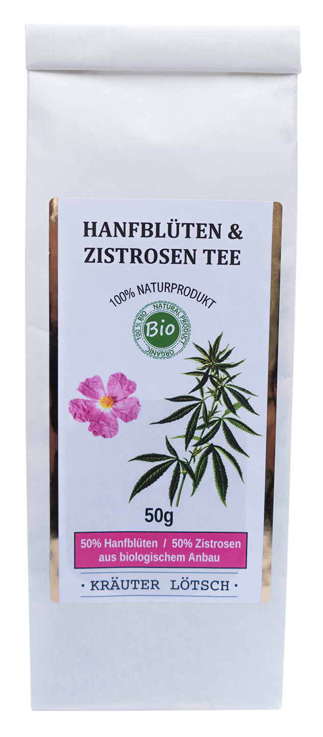 Hanfblüten & Zistrosen Tee - CBD Cannabis Hanftheke Winterthur Zürich Schweiz